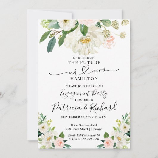 Einladungen für Aquarellfarben (Vorderseite)