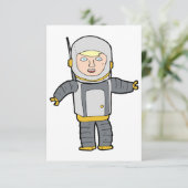 Einladungen für Astronauten (Stehend Vorderseite)