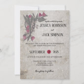 Einladungen für australische Wildblumen Gum Tree (Vorderseite)