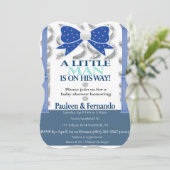 Einladungen für Baby Boy Baby Shower (Stehend Vorderseite)