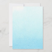 Einladungen für Baby Boy Stork Shower (Rückseite)