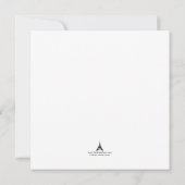 Einladungen für Baby-Dusche mit Quadratdecke, 5x5 (Rückseite)