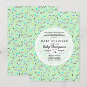 Einladungen für Baby Sprinkle (Vorne/Hinten)