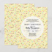 Einladungen für Baby Sprinkle (Vorne/Hinten)
