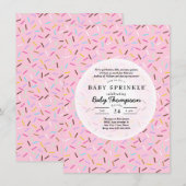 Einladungen für Baby Sprinkle (Vorne/Hinten)