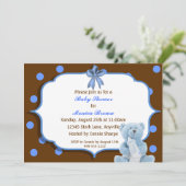 Einladungen für Babyboys (Stehend Vorderseite)