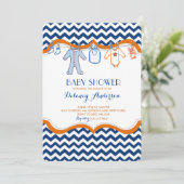 Einladungen für Babydusche (Stehend Vorderseite)