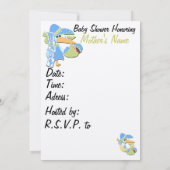 Einladungen für Babydusche (Rückseite)