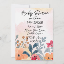 Einladungen für Babydusche