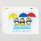 Einladungen für Babydusche (Vorne/Hinten)