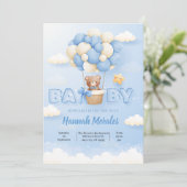 Einladungen für Babydusche (Stehend Vorderseite)