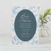 Einladungen für Babydusche (Stehend Vorderseite)