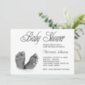 Einladungen für Babydusche (Stehend Vorderseite)