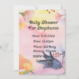 Einladungen für Babydusche