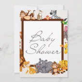 Einladungen für Babydusche (Rückseite)