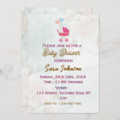 Einladungen für Babydusche (Vorne/Hinten)