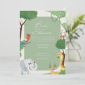 Einladungen für Babydusche (Stehend Vorderseite)