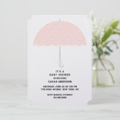 Einladungen für Babydusche (Stehend Vorderseite)