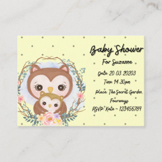 Einladungen für Babydusche