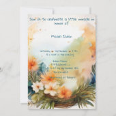 Einladungen für Babydusche (Rückseite)