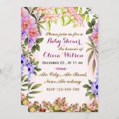 Einladungen für Babydusche (Vorne/Hinten)