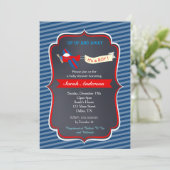 Einladungen für Babydusche (Stehend Vorderseite)