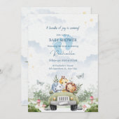 Einladungen für Babydusche (Vorne/Hinten)