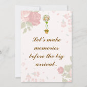 Einladungen für Babydusche (Rückseite)