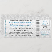 Einladungen für Babydusche, Junge (Vorne/Hinten)