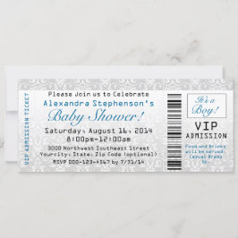 Einladungen für Babydusche, Junge