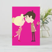 Einladungen für Babydusche zur Liebe (Stehend Vorderseite)