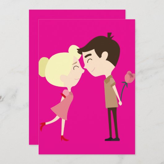 Einladungen für Babydusche zur Liebe (Vorne/Hinten)