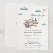 Einladungen für Babyduschen (Vorne/Hinten)