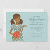 Einladungen für Babyduschen [blau] (Vorderseite)