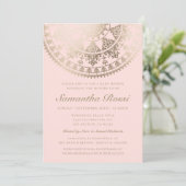 Einladungen für Babyduschen Gold Foil Farbe (Stehend Vorderseite)