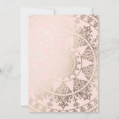 Einladungen für Babyduschen Gold Foil Farbe (Rückseite)