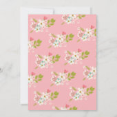 Einladungen für Babyduschen mit ethnischer Engel (Rückseite)