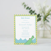 Einladungen für Babymädchen (Stehend Vorderseite)