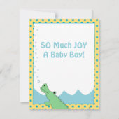 Einladungen für Babymädchen (Rückseite)