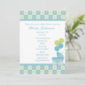 Einladungen für Babytragetücher (Stehend Vorderseite)