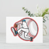 Einladungen für Baseball Pitcher (Stehend Vorderseite)