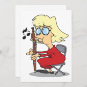 Einladungen für Bassoon Player (Vorne/Hinten)