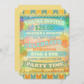 Einladungen für benutzerdefinierte Circus Stag & D (Vorne/Hinten)