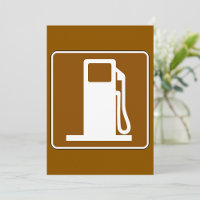 Einladungen für Benzinstraßen