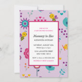 Einladungen für Bienendusche Mommy zu Bläserin (Vorderseite)