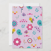 Einladungen für Bienendusche Mommy zu Bläserin (Rückseite)