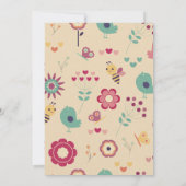 Einladungen für Bienendusche Mommy zu Bläserin (Rückseite)