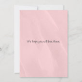 Einladungen für Bienenduschen Rustic Girl (Rückseite)