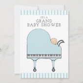 Einladungen für Boy Baby Shower (Vorderseite)