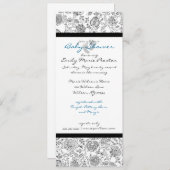 Einladungen für Boy Baby Shower (Vorne/Hinten)